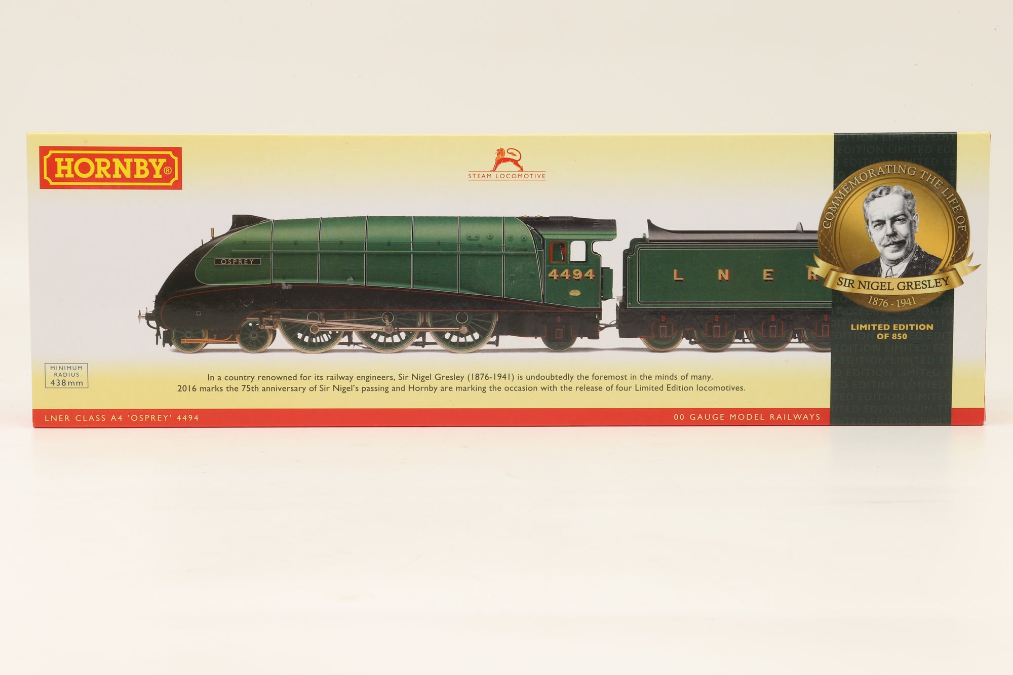 Hornby OO R3438 Class A4 '4494' 'Osprey' LNER Apple Green
