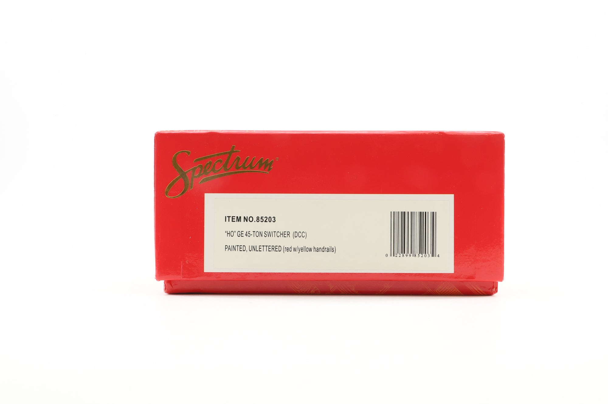 Spectrum HO 85203 GE 45-Ton Switcher Painted Unlettered w/Yellow Handrails, DCC Fitted