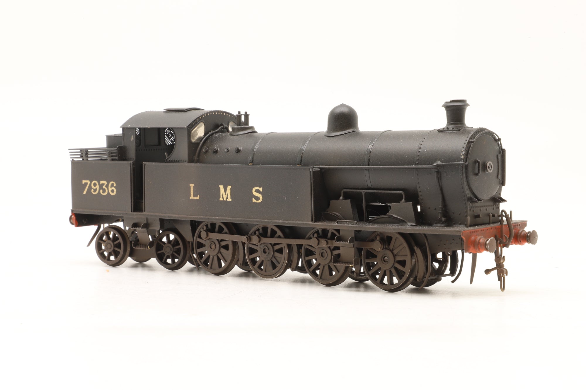 London Road Models Kit-Built OO LNWR Class 380 No. 7936 in LMS Black – Weathered