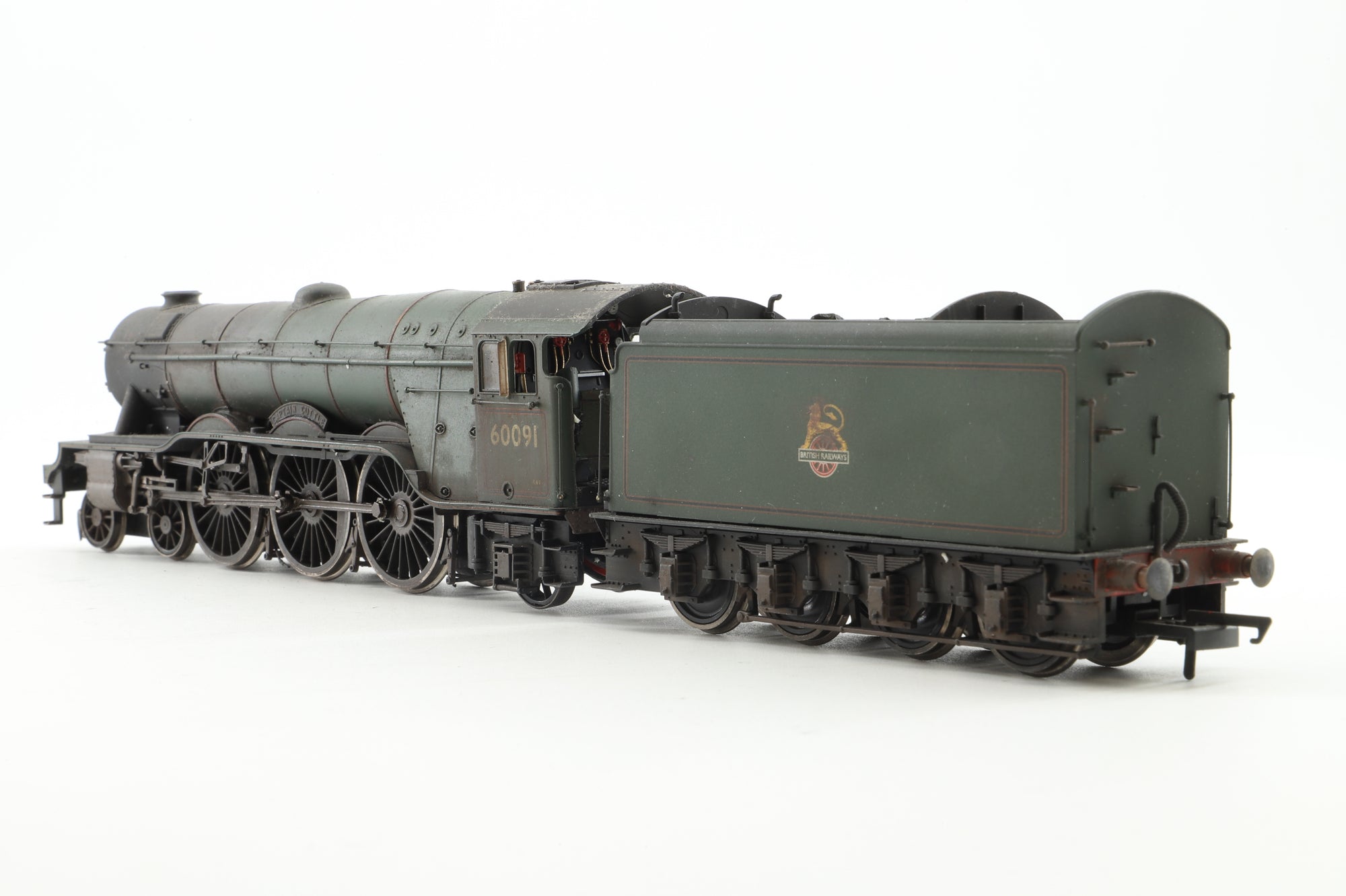 Hornby OO Class A3 '60091' 'Captain Cuttle', DCC Sound, Weathered