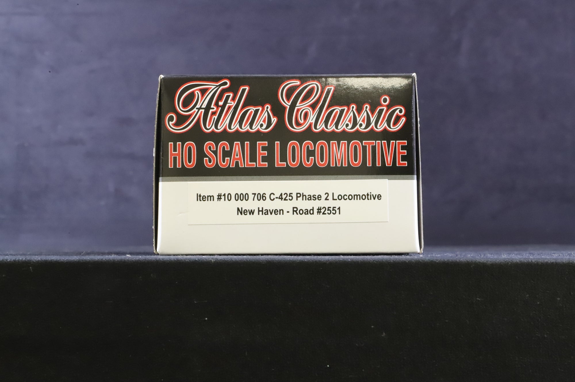 Atlas Classic HO 10000706 C425 Phase 2 Loco No.2551 in New Haven Black