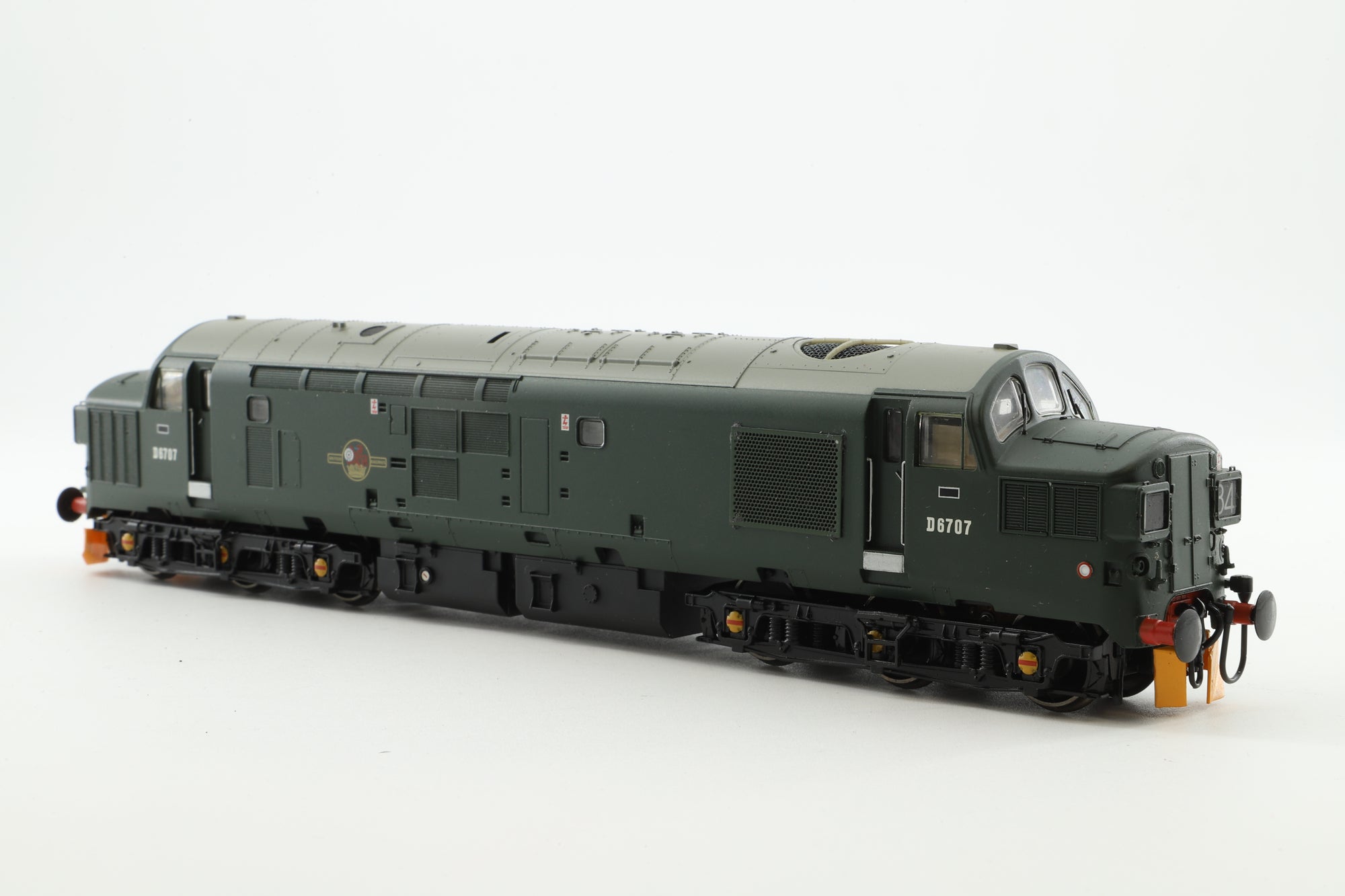 Bachmann OO 32-776 Class 37/0 Diesel BR Green Split Head Code 'D6707'