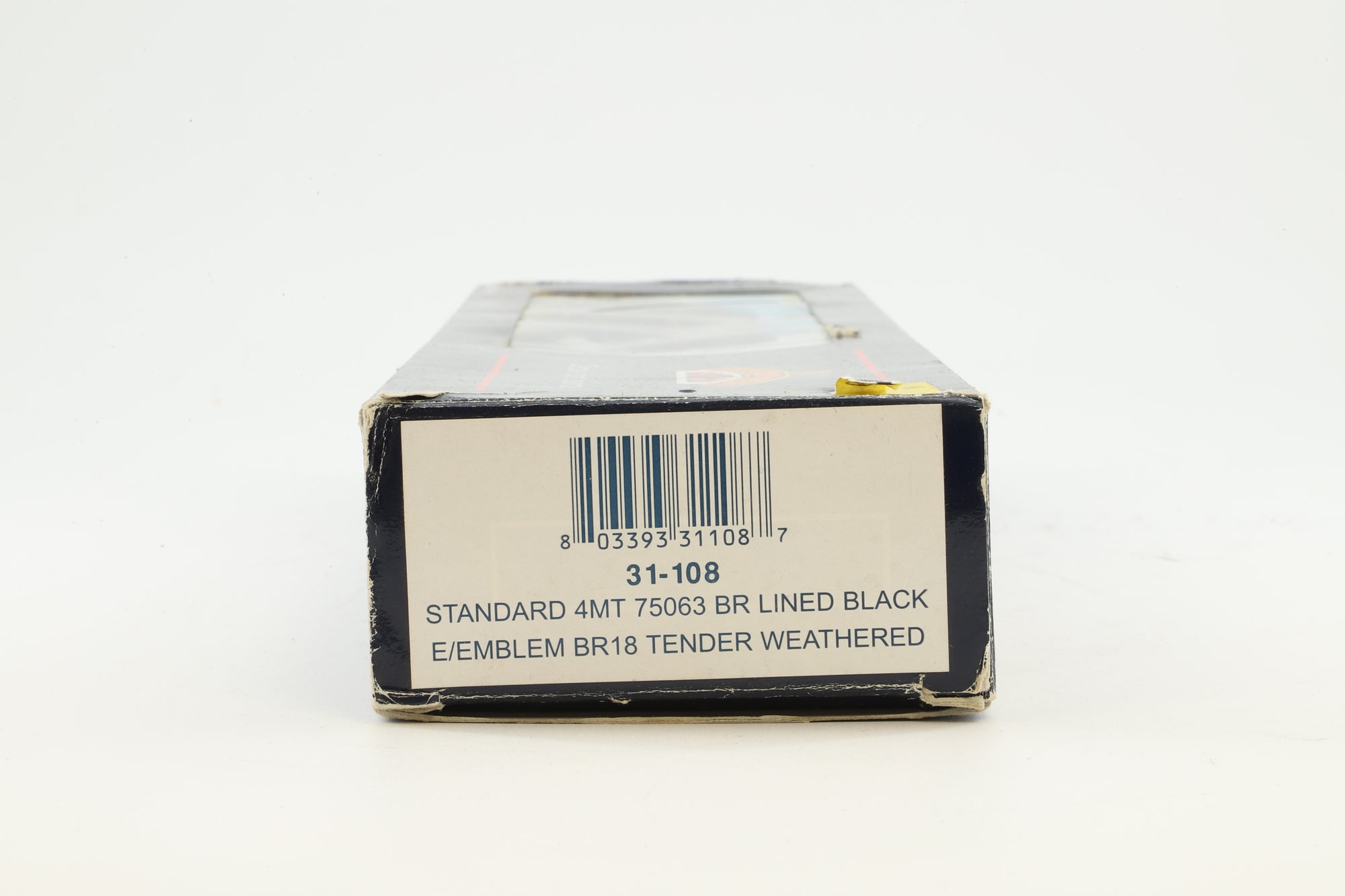 Bachmann OO 31-108 Standard Class 4MT '75063' BR Lined Black E/C BR18 Tender Weathered