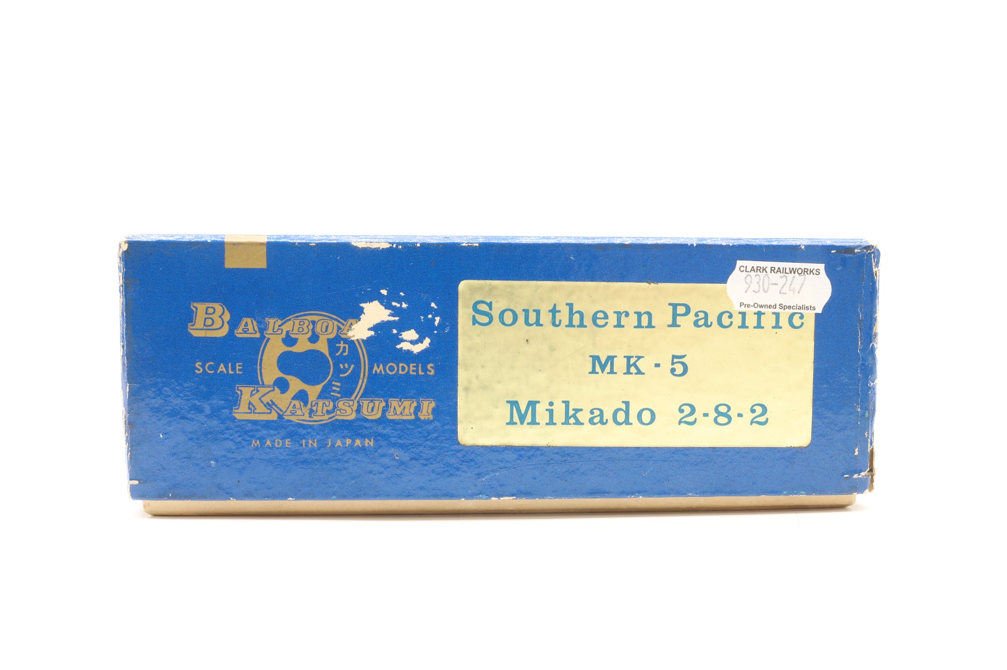 Balboa Scale Models/Katsumi HO Brass Southern Pacific MK-5 Mikado 2-8-2, Custom Painted, Transferred & Weathered