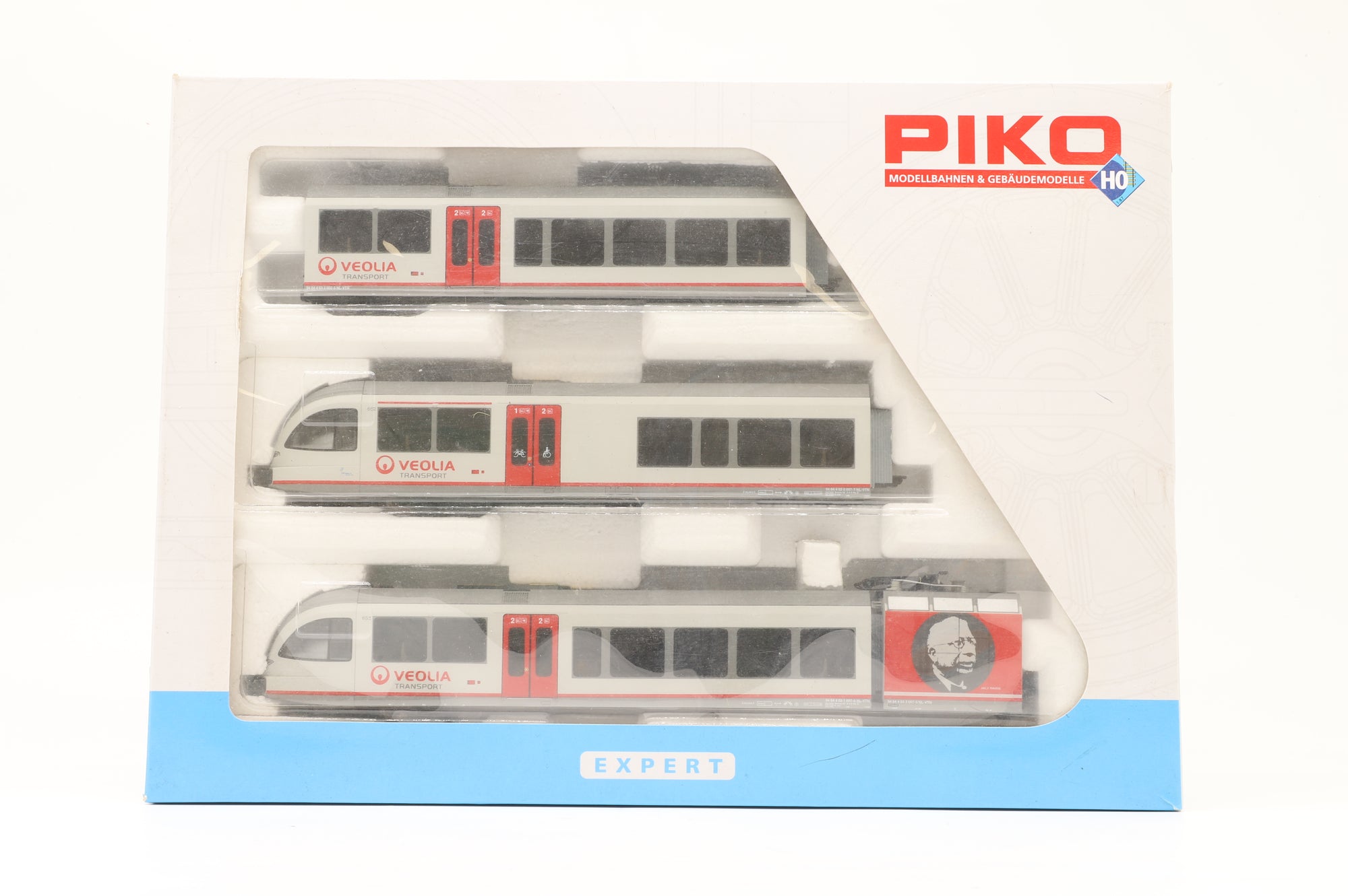 Piko HO 59536 Electric Railbus Commuter Train Stadler Class GTW 2/8 DCC Fitted