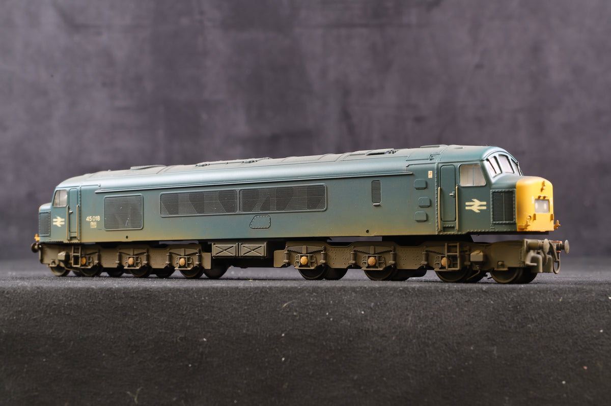 Bachmann OO Class 45 &#39;45018&#39; BR Blue Weathered