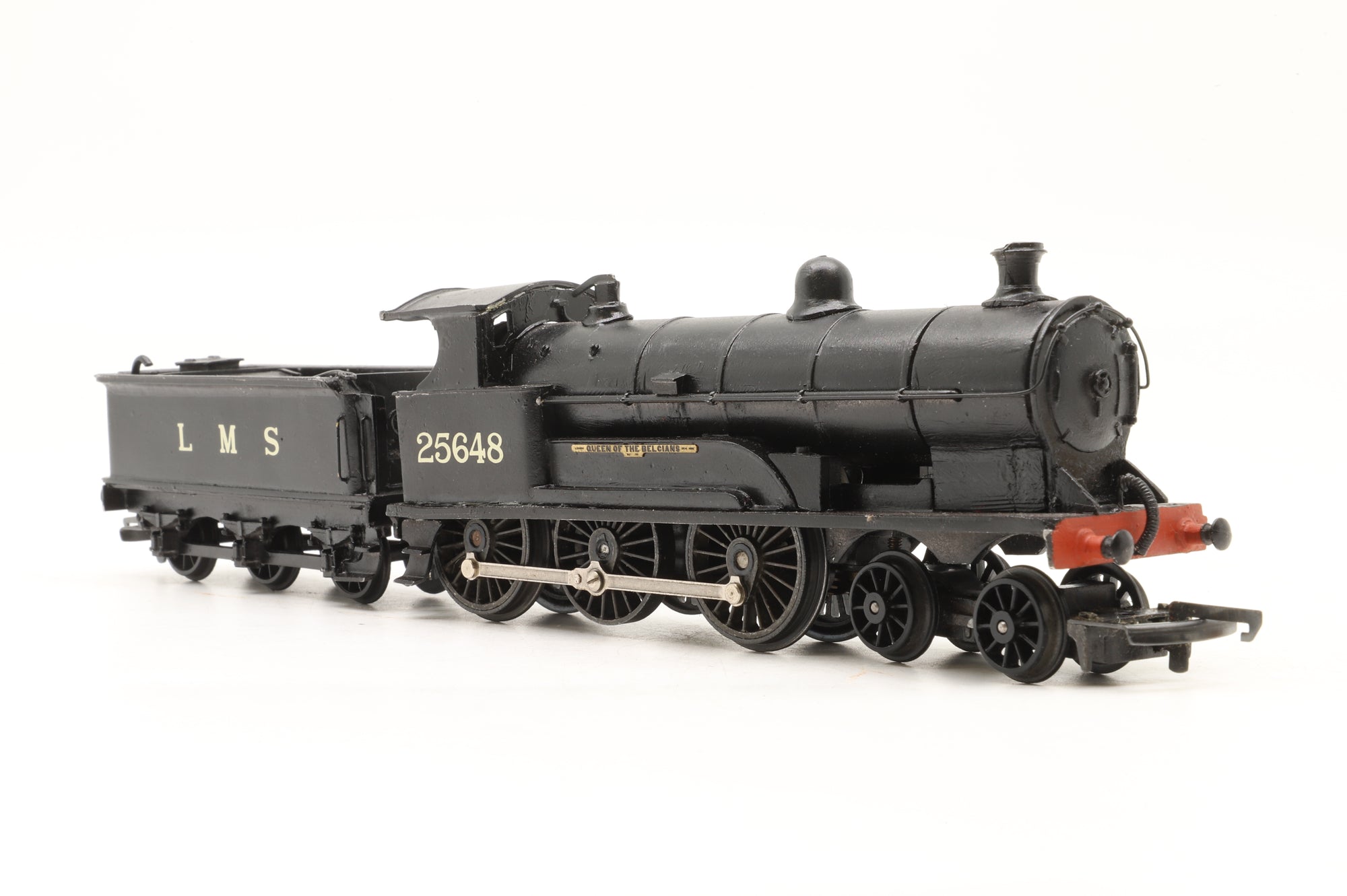 WORKSHOP Scratch Built OO LNWR Cooke Prince of Wales Class '25648' 'Queen Of The Belgians' Plain Black Non-Runner
