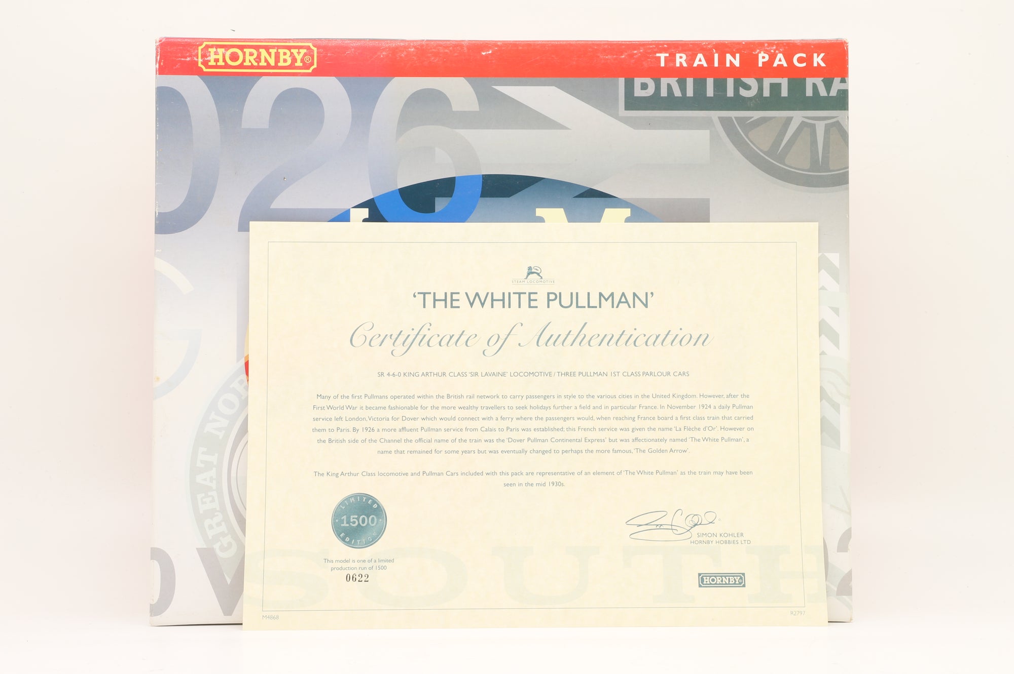 Hornby OO R2797M The White Pullman Train Pack Ltd Ed 622/ 1500