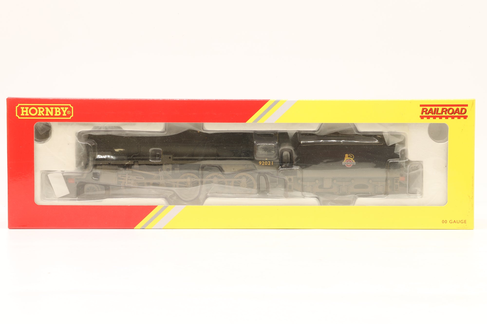 Hornby OO R3356 BR Class 9F Crosti Boiler No. 92021 (Weathered)