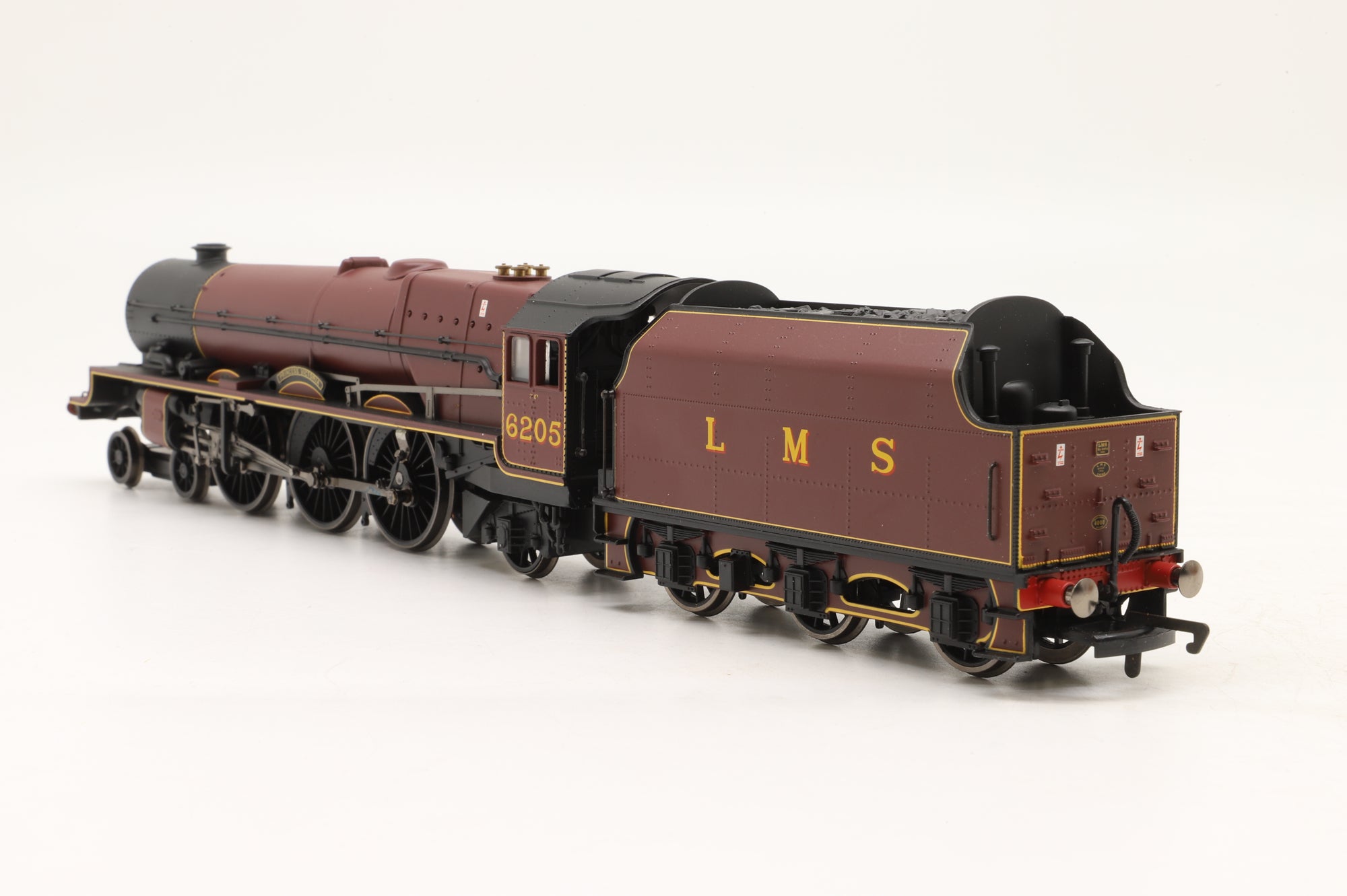 Hornby OO Princess Class '6205' 'Princess Victoria' LMS Maroon Renamed DCC Fitted