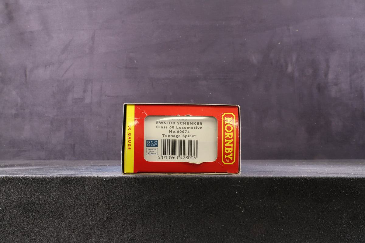 Hornby OO R2800 EWS/DB Schenker Class 60 &#39;60074&#39; &#39;Teenage Spirit&#39;, Rail Excl. 296/1100