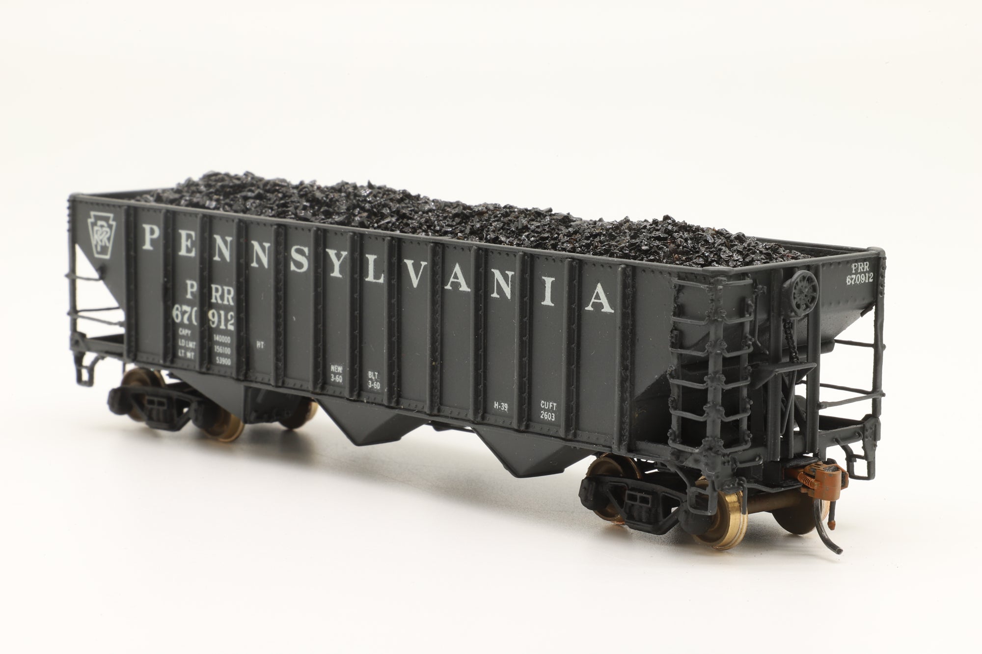 Oriental Limited HO Brass H-39 Pennsylvania Hopper '670912'