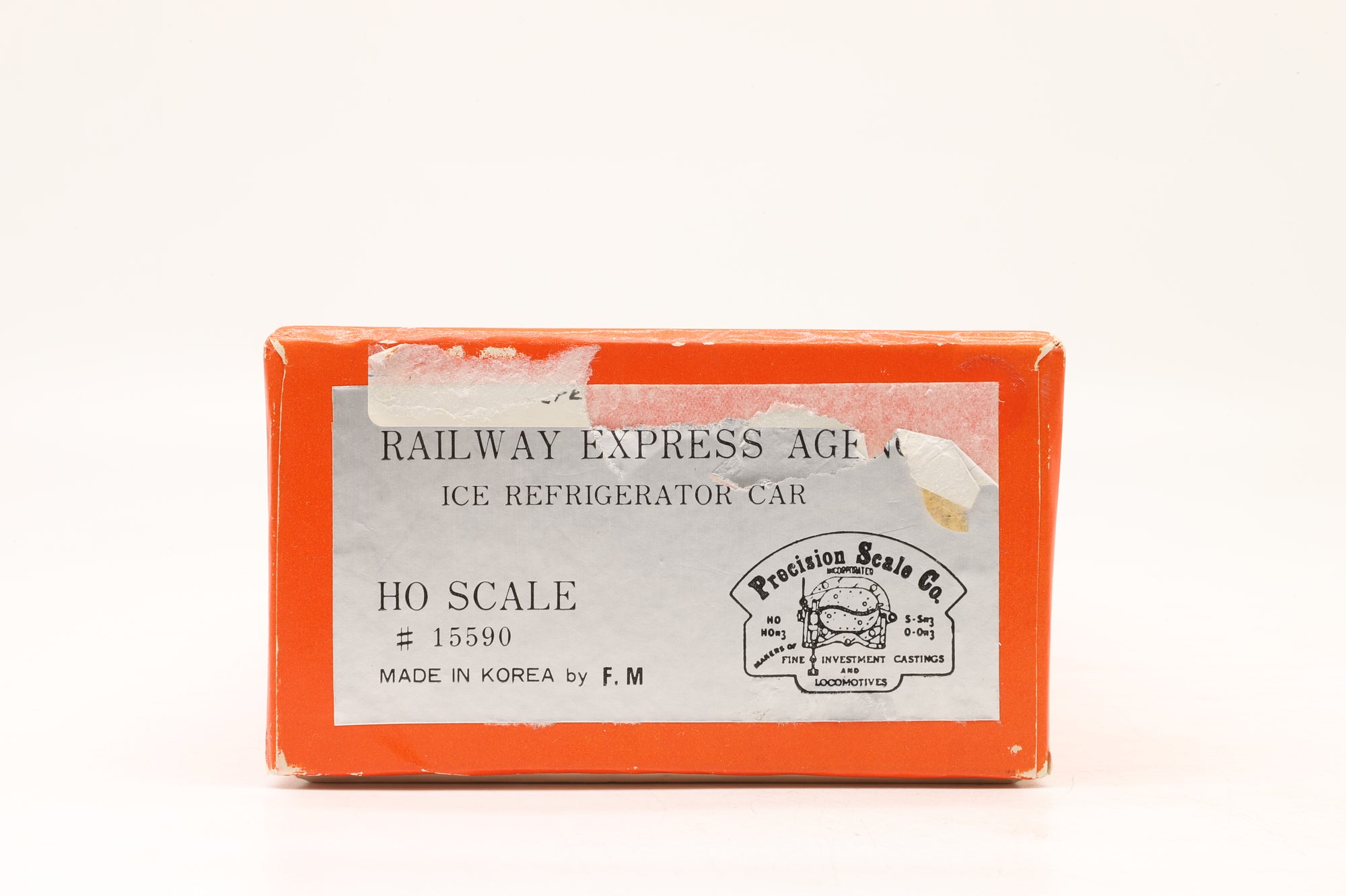 Precision Scale Co HO Brass 15590 ICE Refrigerator Car Unpainted Brass