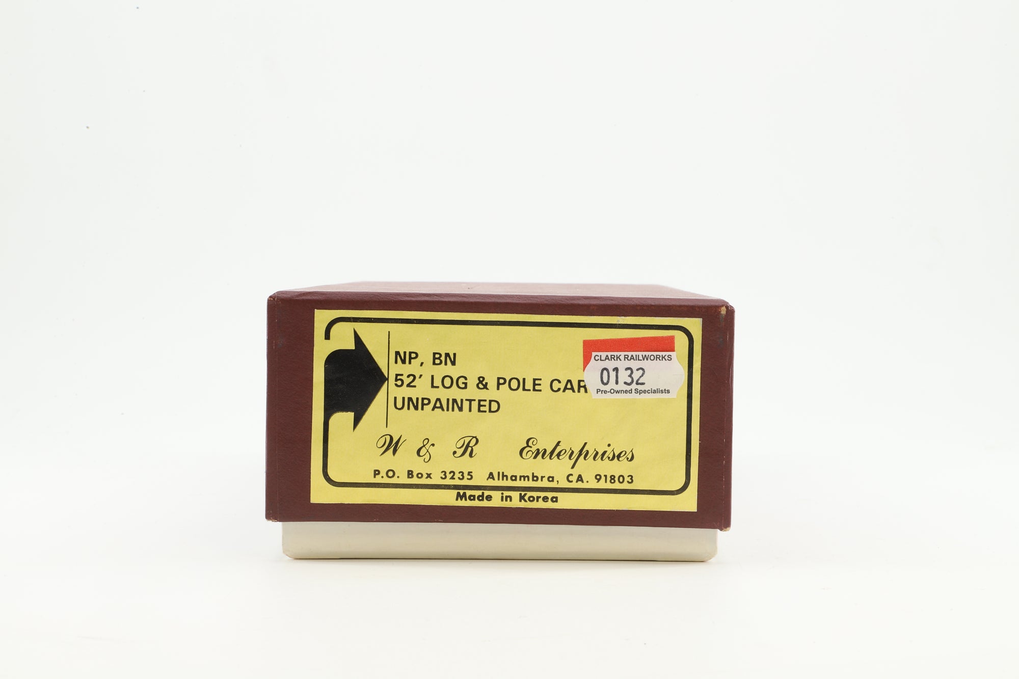 W&R Enterprises HO Brass 3235 Log & Pole Car NP 52' '62043'
