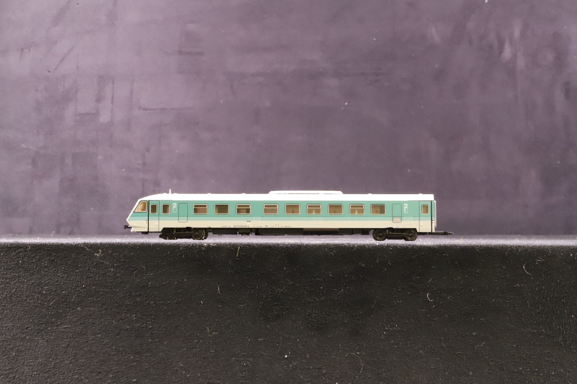 Fleischmann N 2 Car DMU Green & Grey