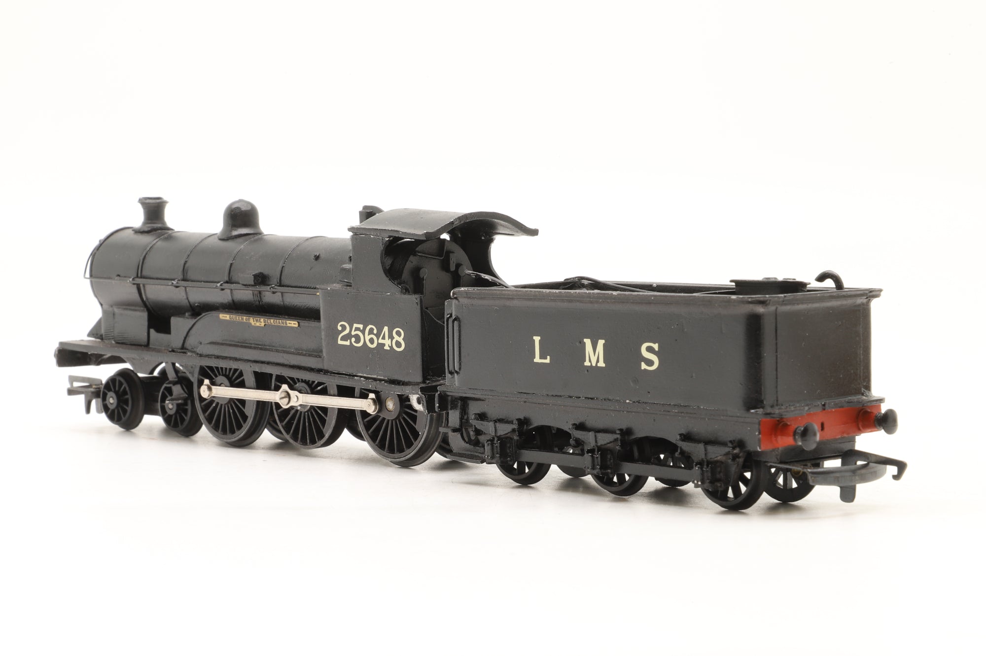 WORKSHOP Scratch Built OO LNWR Cooke Prince of Wales Class '25648' 'Queen Of The Belgians' Plain Black Non-Runner
