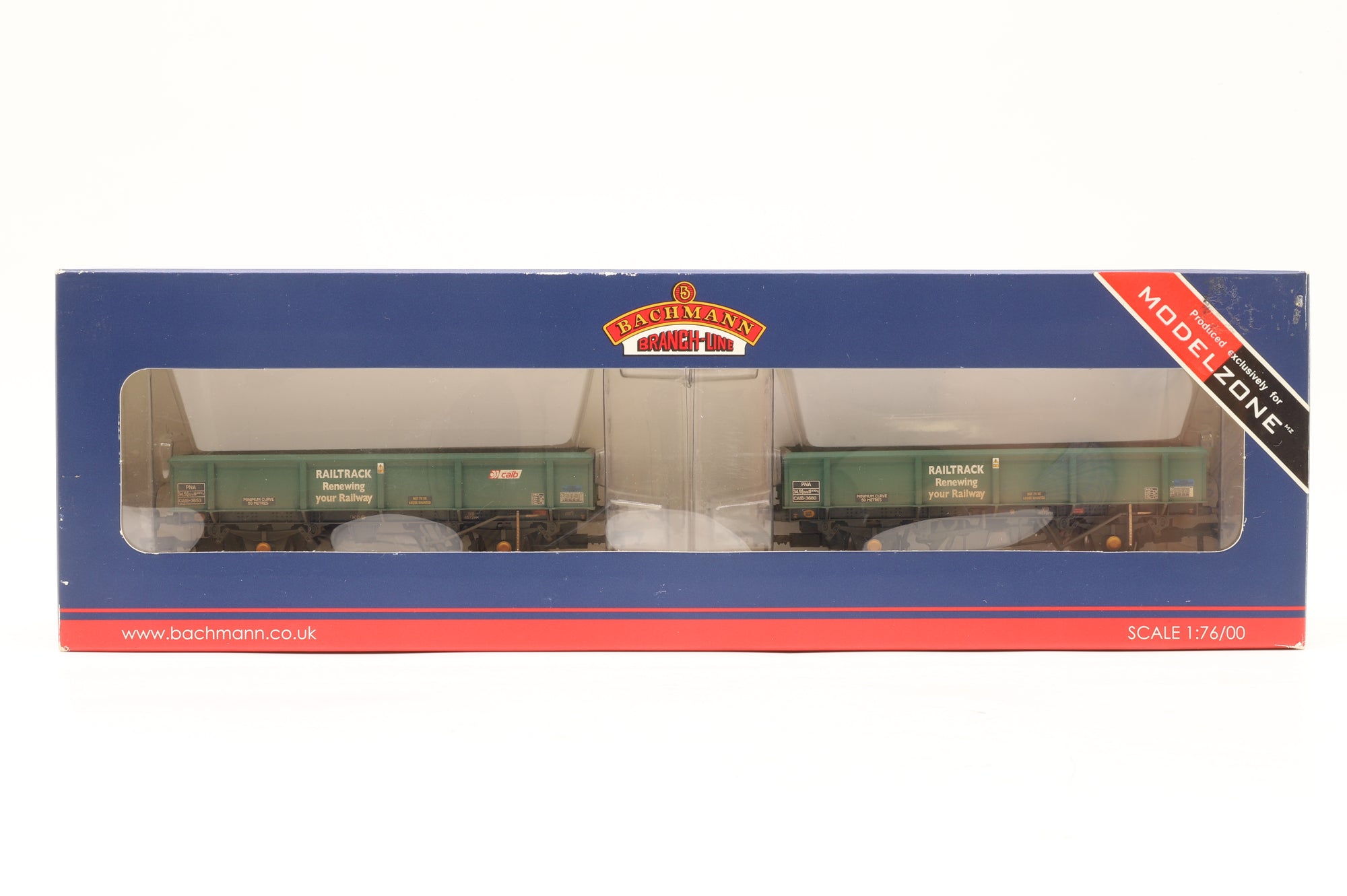 Bachmann OO 38-095Z Set Of 2 PNA Wagons Railtrack Weathered