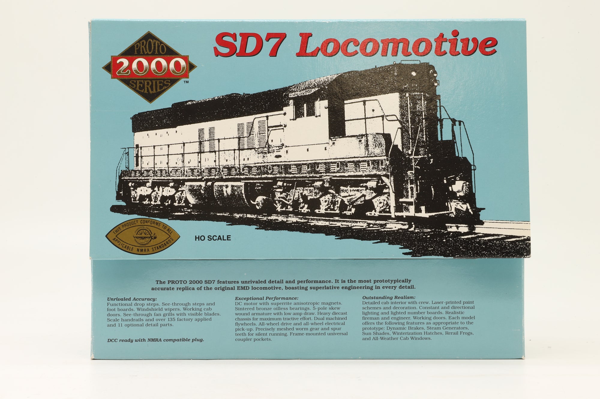 Proto 2000 HO 8099 SD7 w/ Dynamic Brake #776 in UP Livery