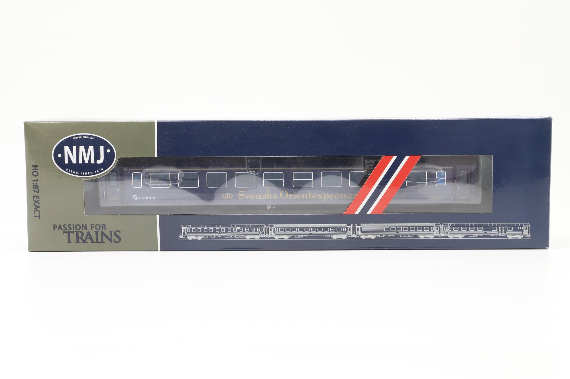 NMJ Topline Models HO NMJT106.901A Connex R7 COT Svenska Orientexpressen Coach #5636