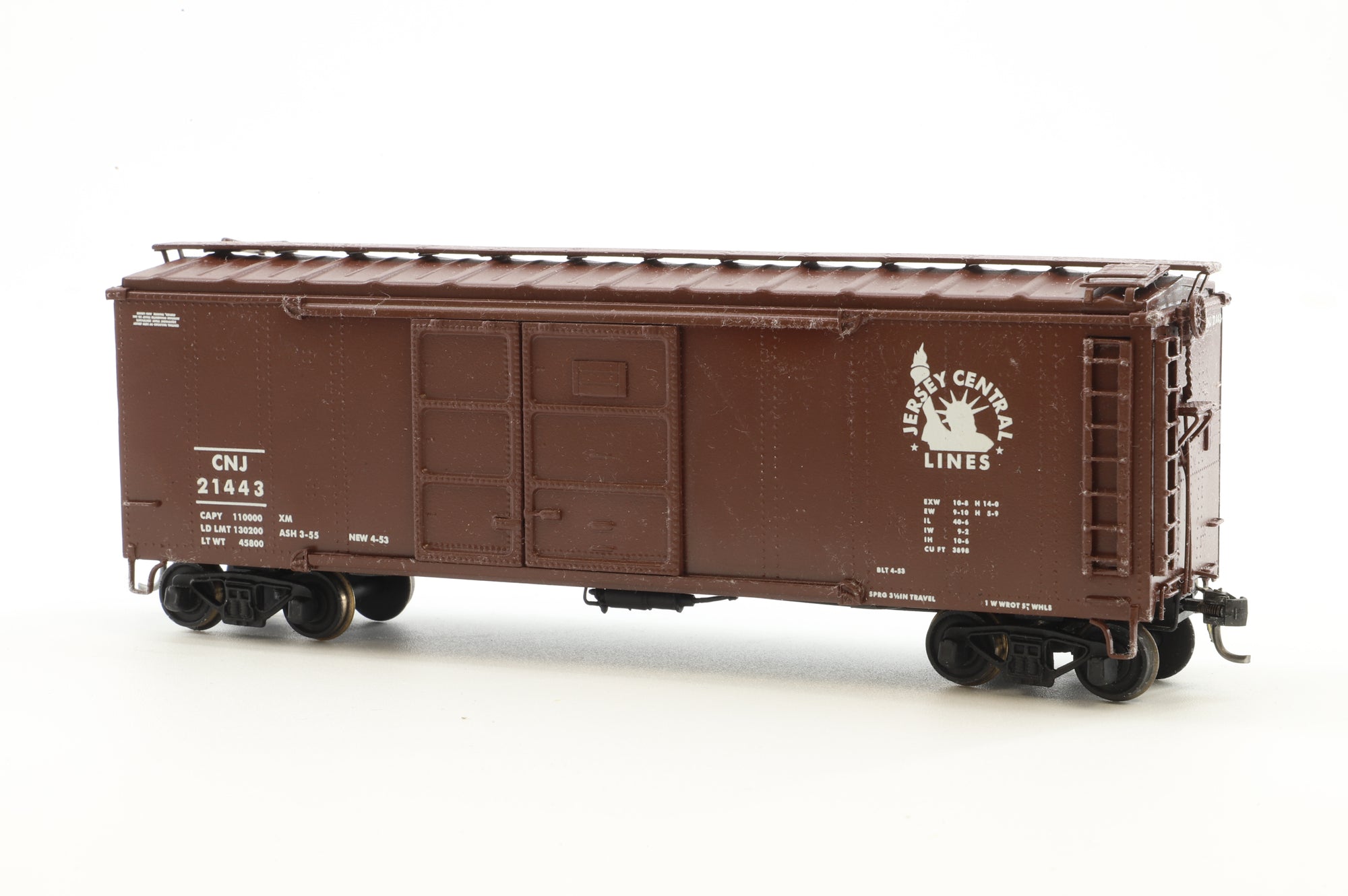 Oriental Limited HO Brass 0387 Box car Auto CNJ 42' Autobox w/ 1½ Doors '21443'