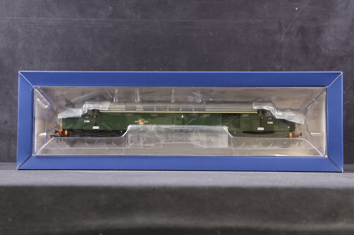 Bachmann OO 32-481 Class 40 Diesel &#39;D369&#39; BR Green Small Yellow Panel