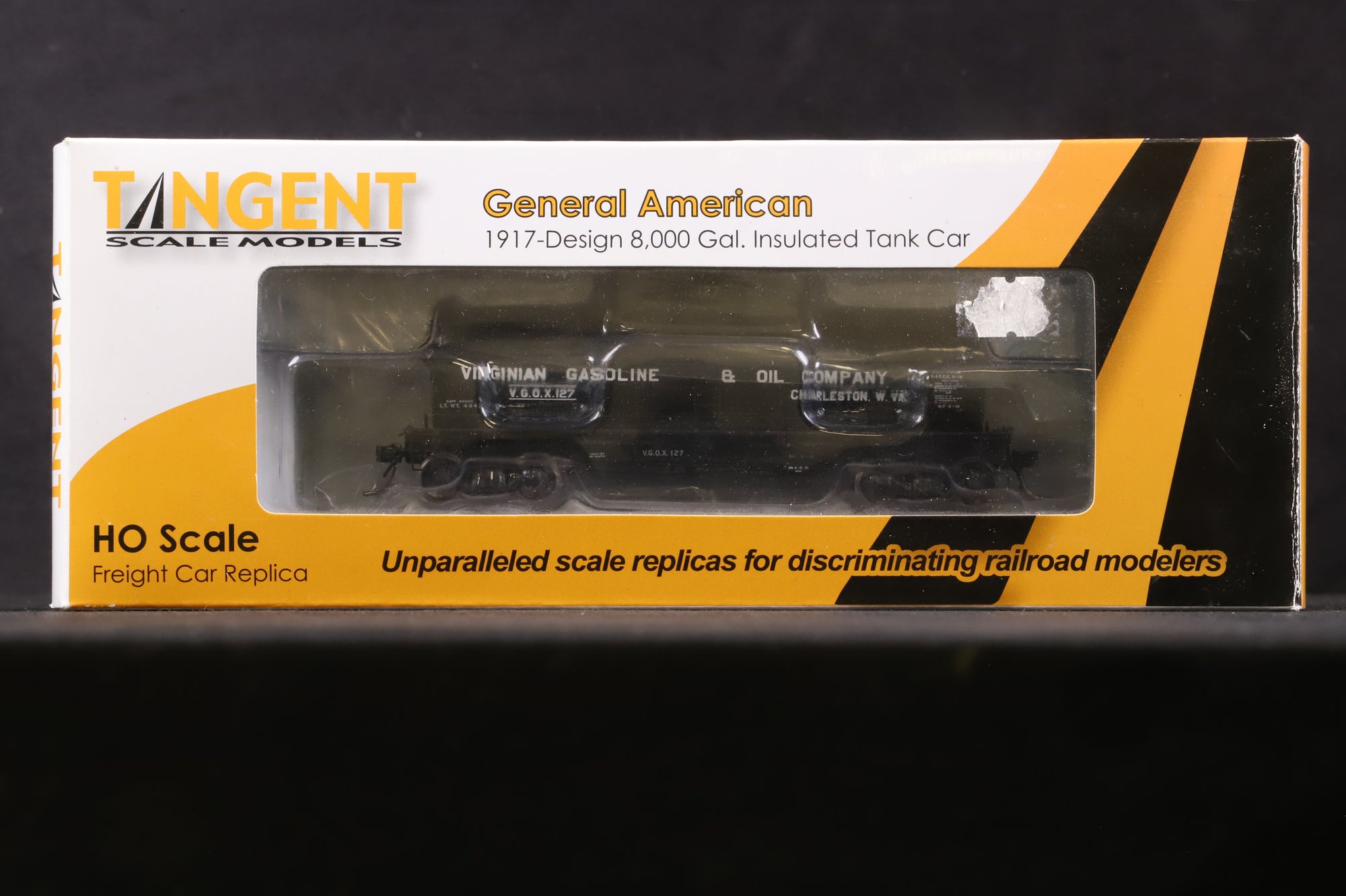 Tingent Scale Models HO 19121-01 VGOX Virginian Gas Charleston W.VA Tanker Wagon