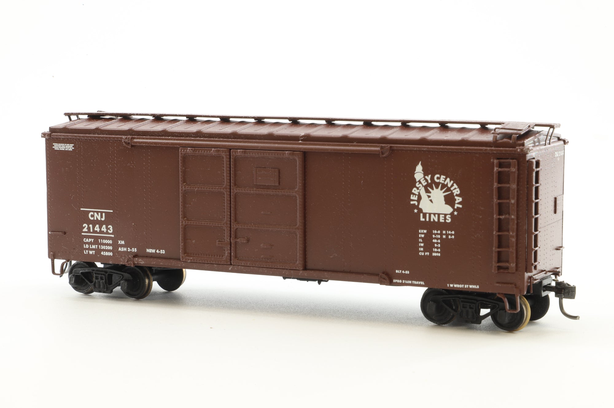 Oriental Limited HO Brass 0387 Box car Auto CNJ 42' Autobox w/ 1½ Doors '21443'