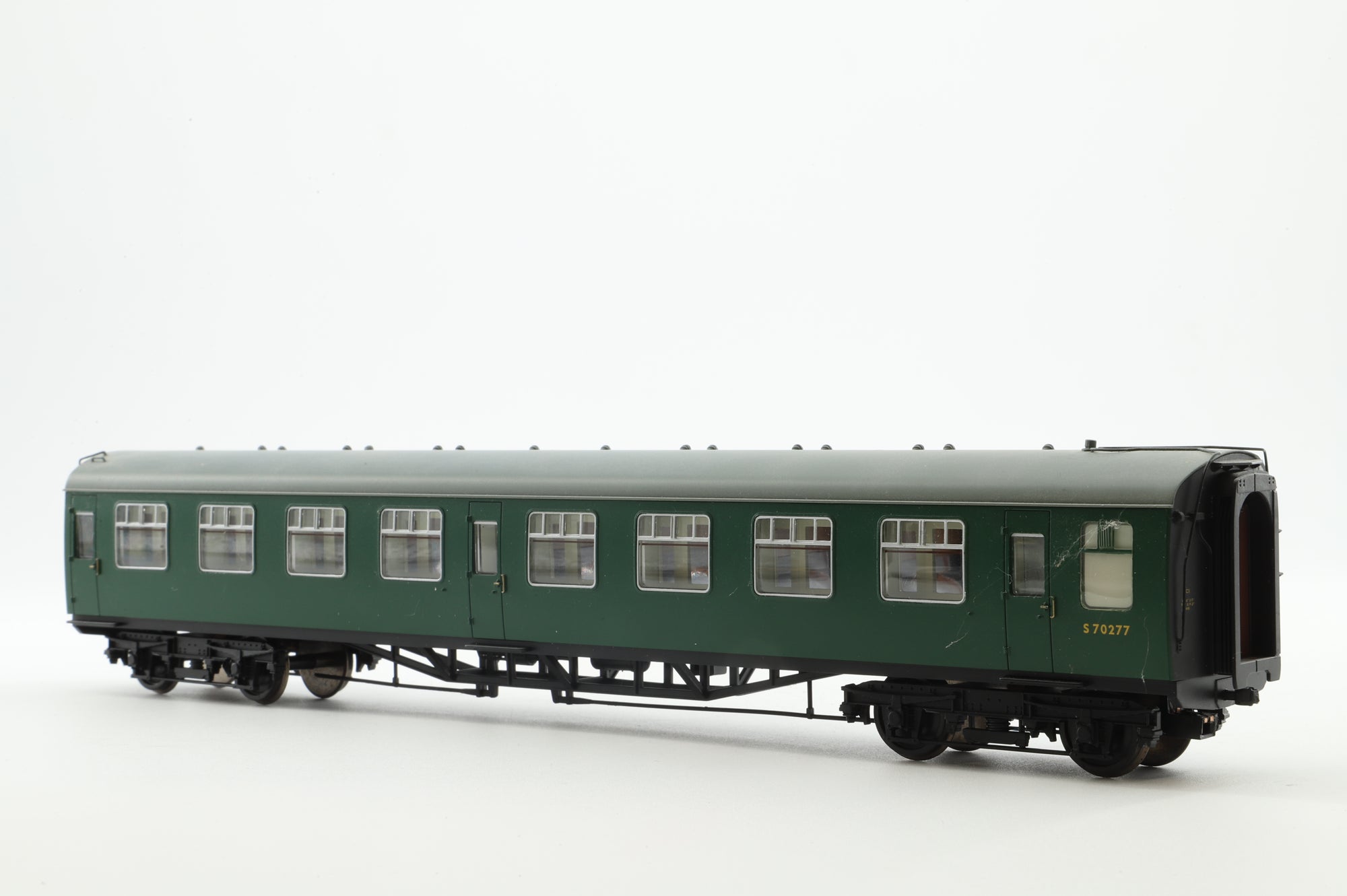 Bachmann OO 31-426A 4CEP EMU 7126 Late SR Multiple Unit green With Yellow Warning Panels
