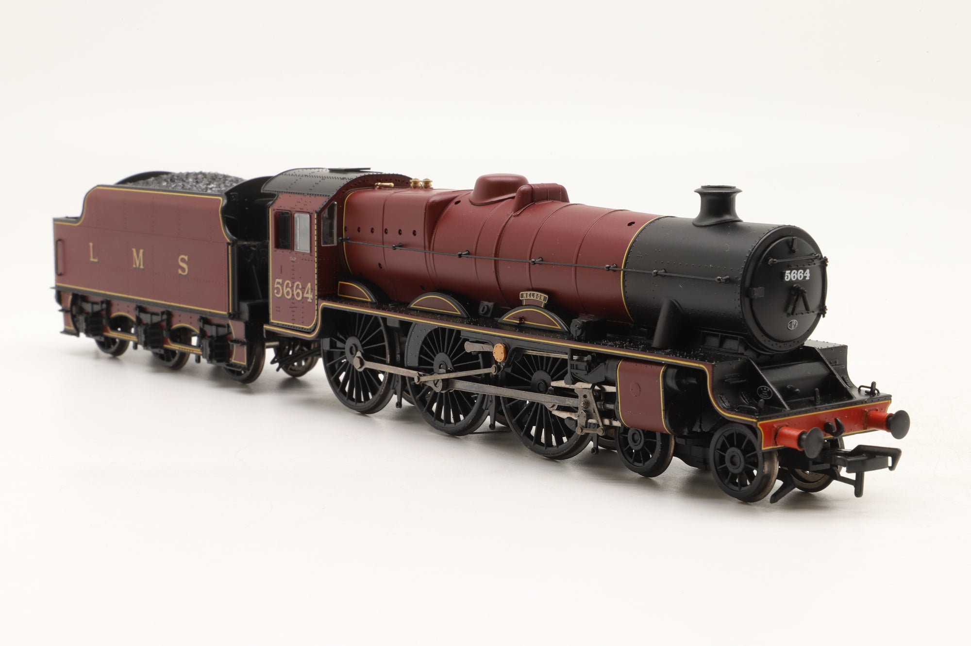 Bachmann OO 31-187 Jubilee Class '5664' 'Nelson' LMS Crimson DCC Fitted