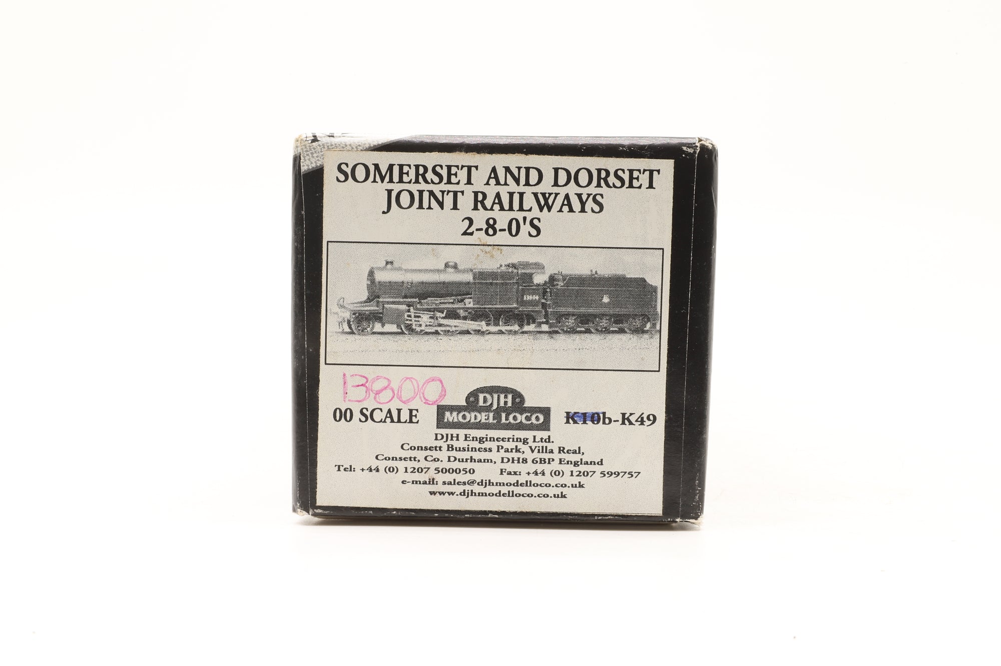 DJH OO K49 Class 7F 2-8-0 '13800' LMS Black Kit Built