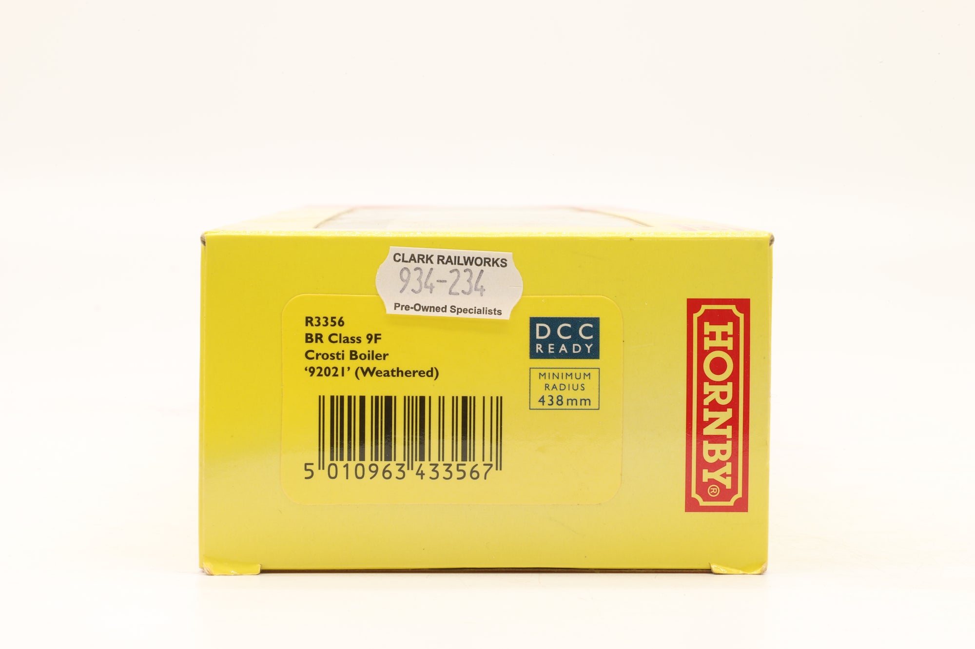 Hornby OO R3356 BR Class 9F Crosti Boiler No. 92021 (Weathered)