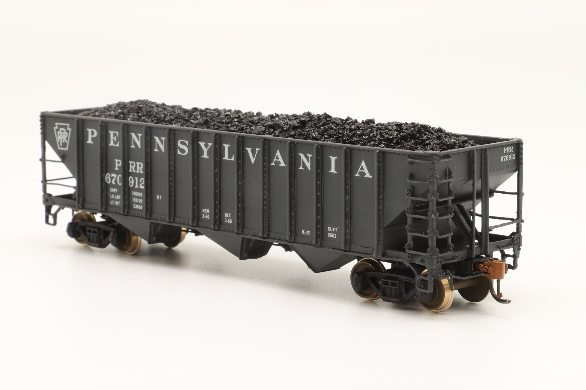 Oriental Limited HO Brass H-39 Pennsylvania Hopper '670912'