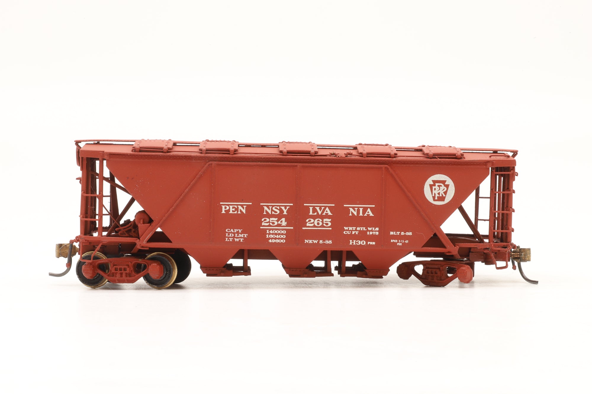 Oriental Limited HO Brass PRR H30 Covered Hopper