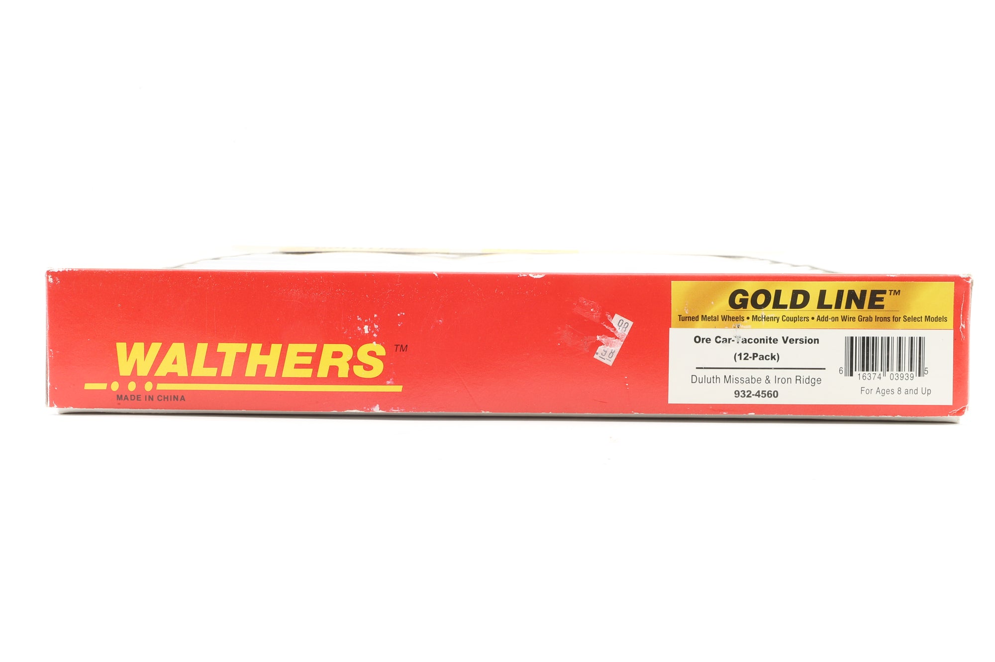 Walthers HO 932-4560 12-Pack of Taconite Ore Cars in DMIR Brown - Pro-Customised/Weathered