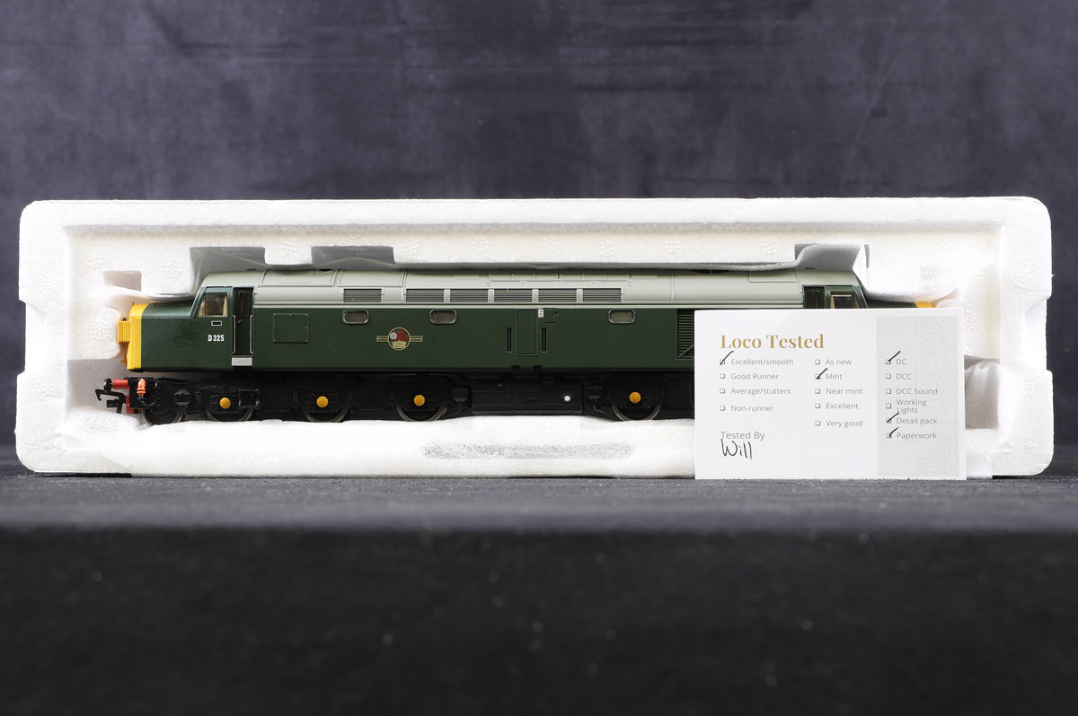 Bachmann OO 32-477 Class 40 Diesel &#39;D325&#39; Split Head Code BR Green L/C