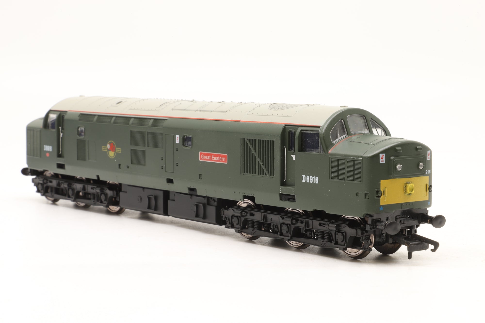 Vitrains OO V0001L Class 37 Chassis with 'D6916' Great Eastern BR Green Late Crest Body