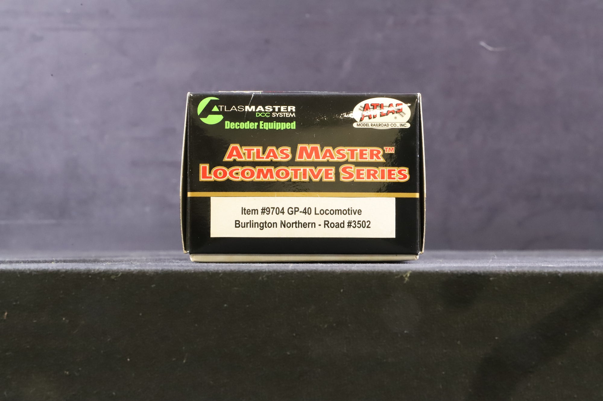 Atlas HO 9704 GP-40 Locomotive Burlington Northern Road No.3502