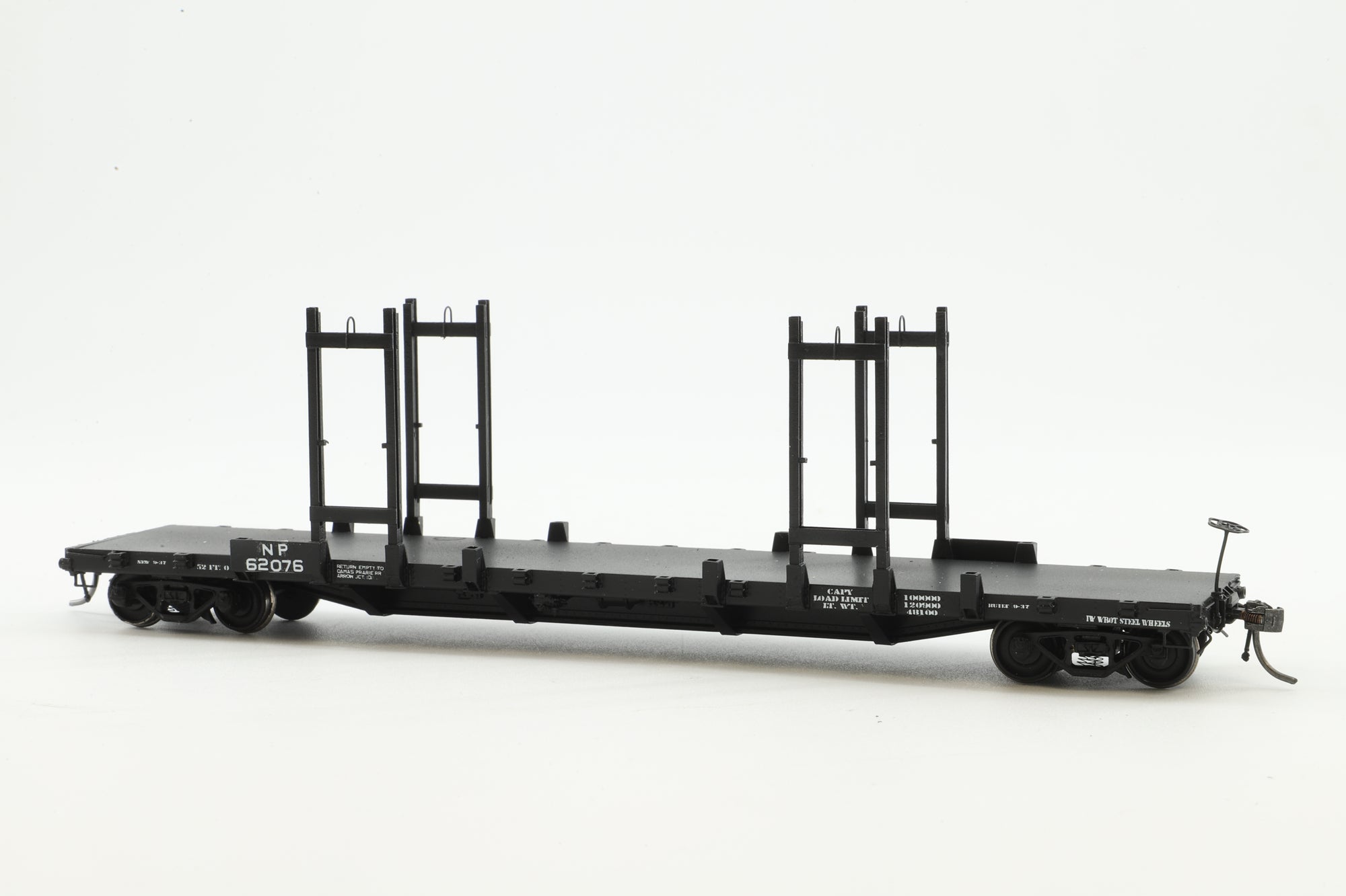 W&R Enterprises HO Brass 3235 Log & Pole Car NP 52' '62076'