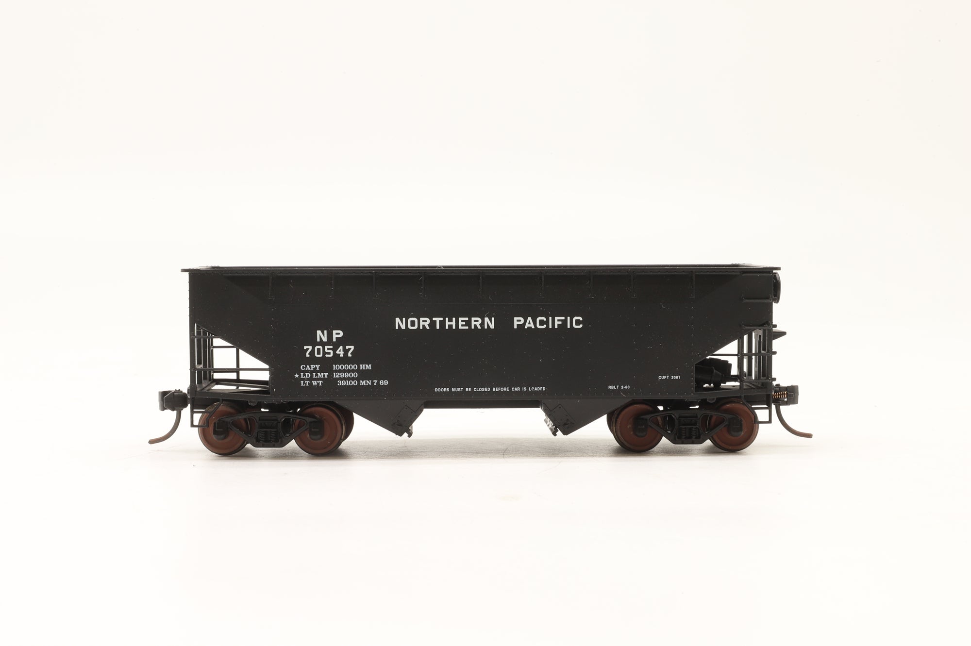 Atlas HO Rake Of 5 Hopper & Caboose Wagons Weathered