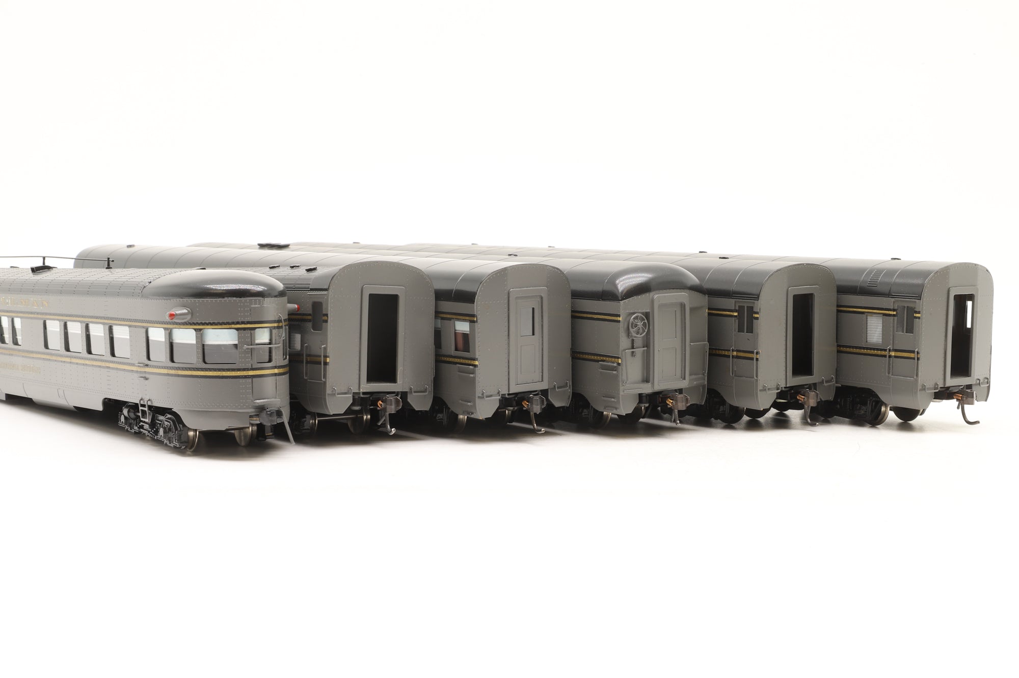 Oriental Limited HO Brass Rake of 6 The Forty-Niner Coaches