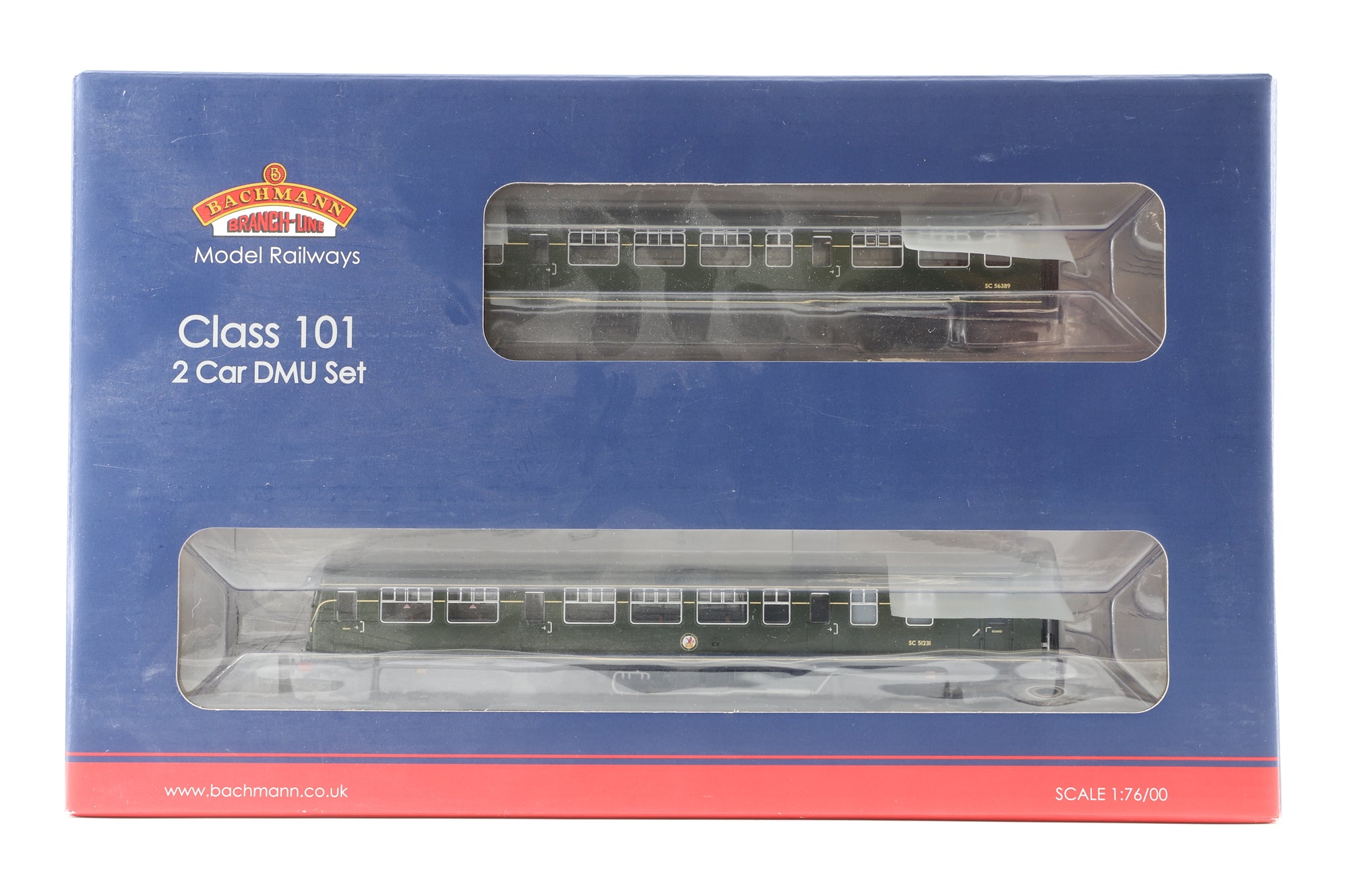 Bachmann OO 32-285 Class 101 DMU BR Green with Speed Whiskers