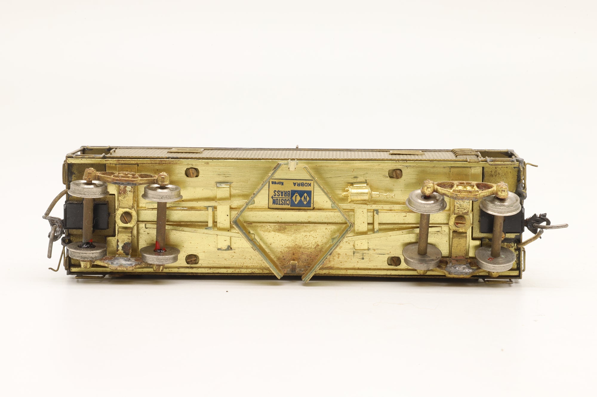 NJ Custom Brass HO Brass RS-638 Snow Flanger Unpainted