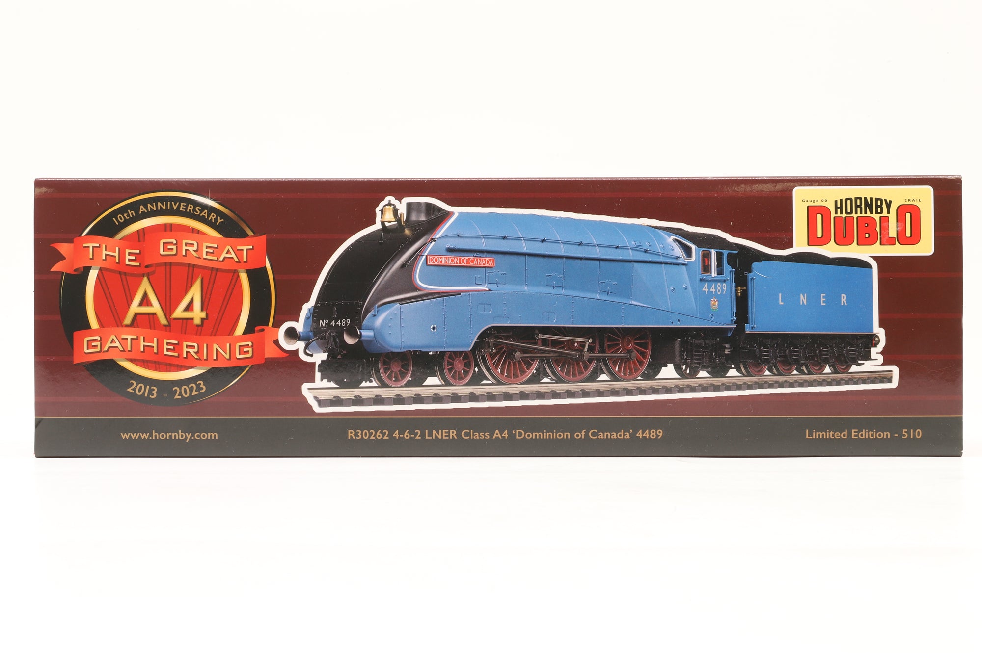 Hornby OO R30262 Class A4 '4489' 'Dominion Of Canada' LNER Garter Blue Ltd Ed 173/ 510