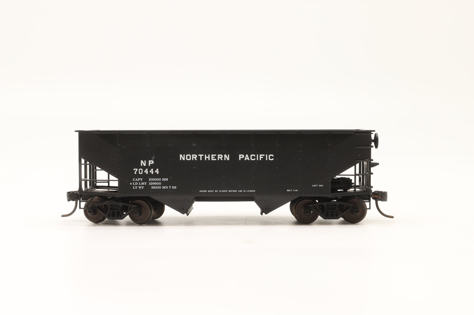 Atlas HO Rake Of 5 Hopper & Caboose Wagons Weathered