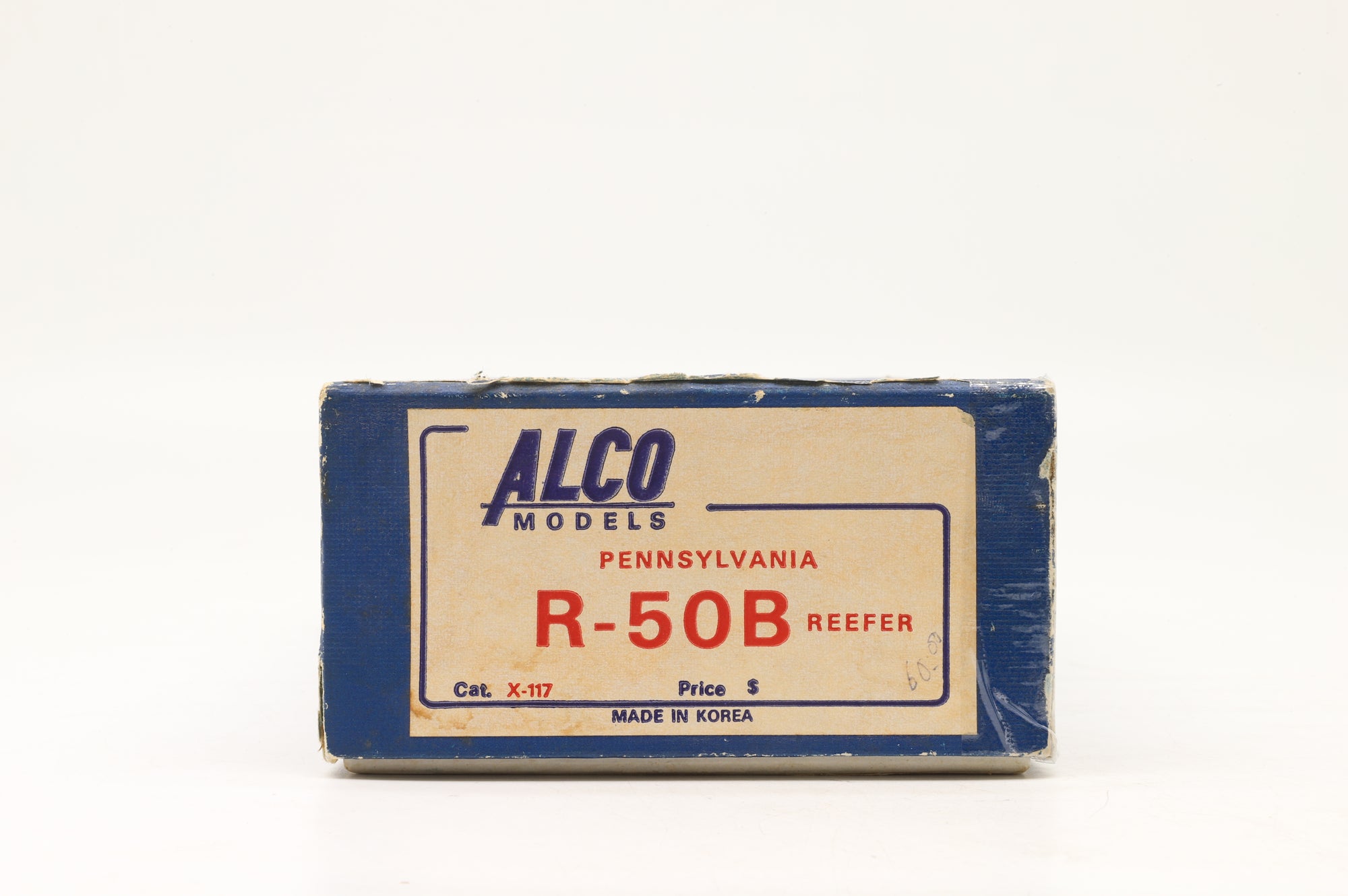 Alco HO Brass X-117 R-50B Pennsylvania Reefer Unpainted