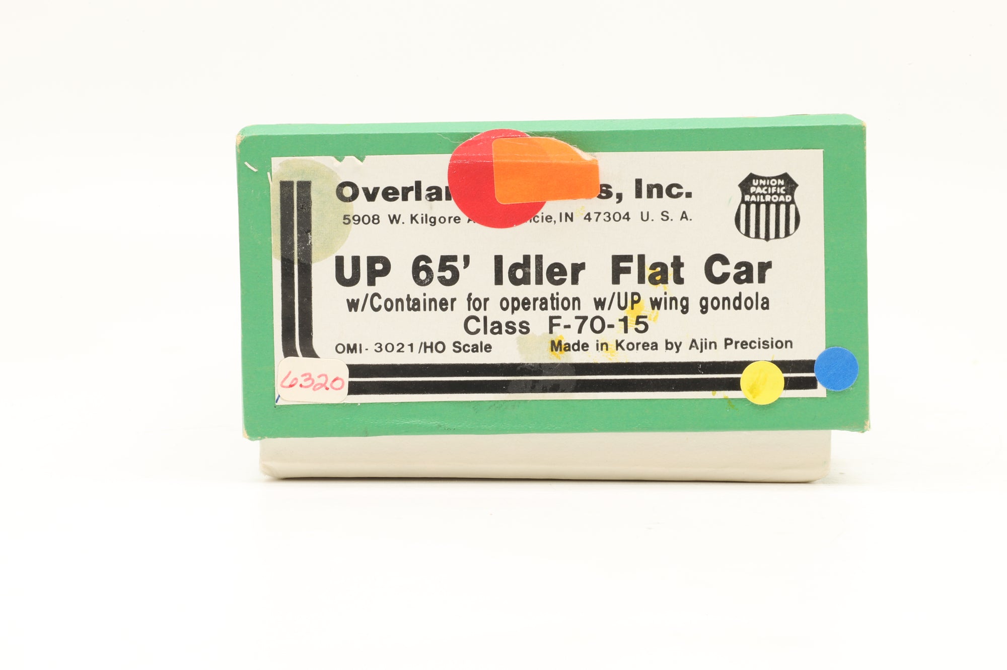 Overland Models Inc. HO Brass OMI-3021 UP 65' Idler Flat Car Class F-70-15 Unpainted