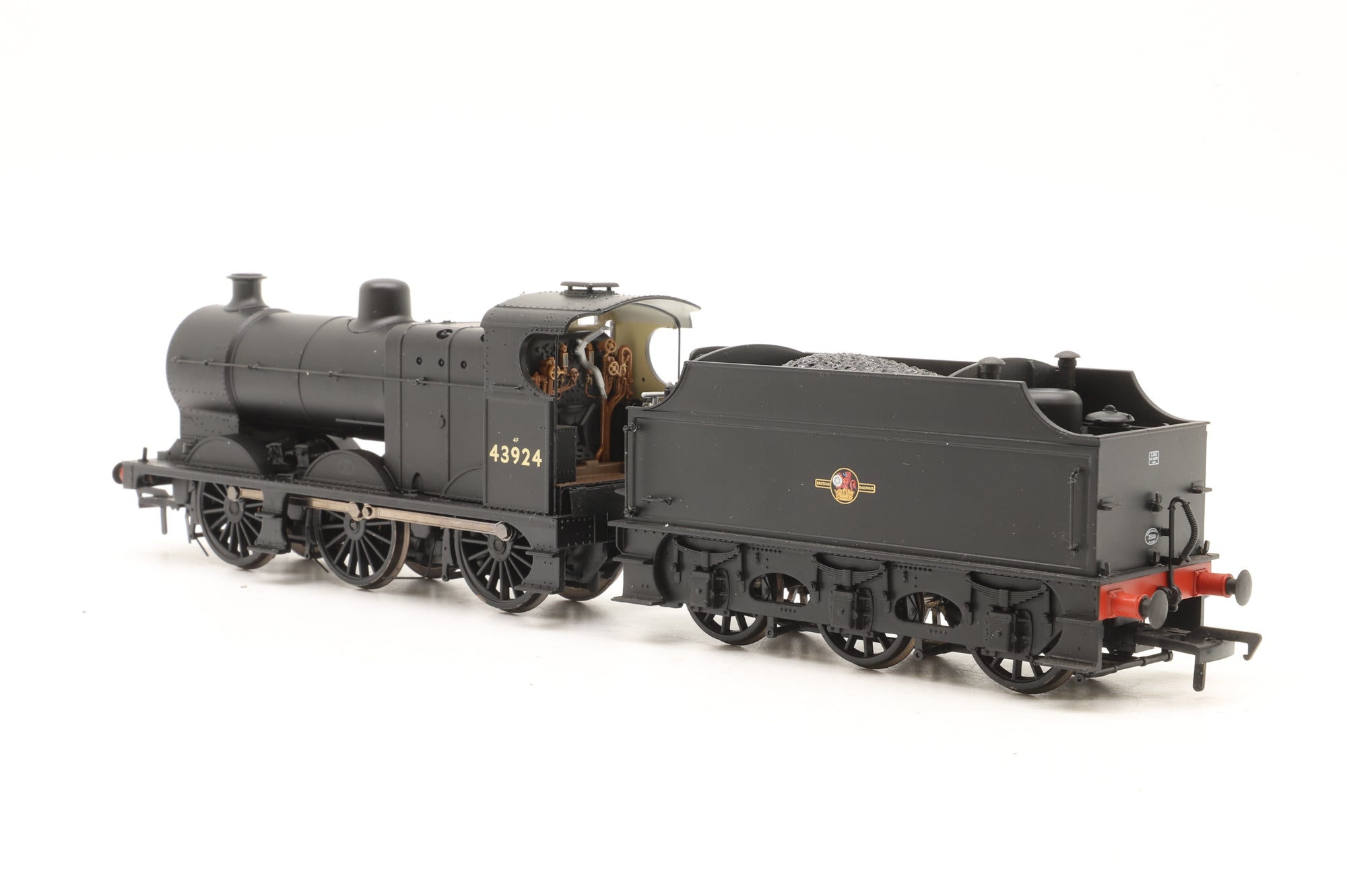 Bachmann OO 31-882 Class 4F '43924' BR Black Late Crest
