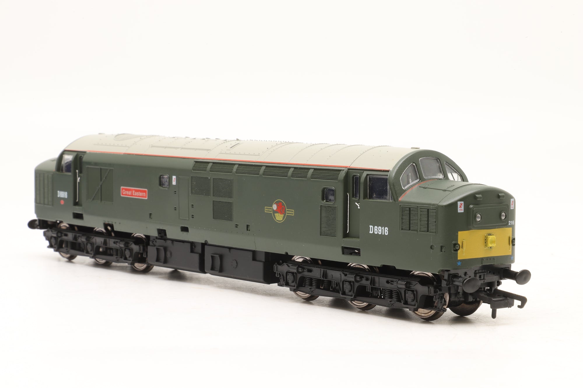 Vitrains OO V0001L Class 37 Chassis with 'D6916' Great Eastern BR Green Late Crest Body