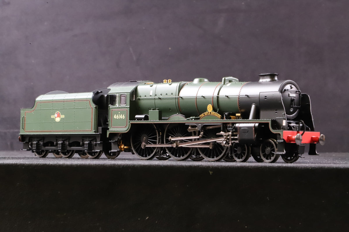WORKSHOP Hornby OO R2630 Royal Scot Class 7P &#39;46146&#39; &#39;The Rifle Brigade&#39; BR Green L/C Non Runner