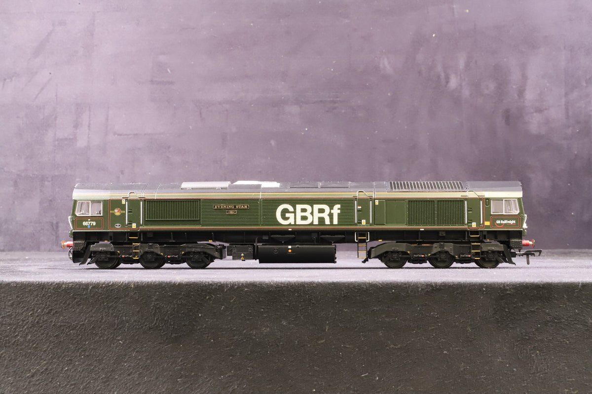 Bachmann OO 32-983 Class 66 66779 &#39;Evening Star&#39; in GBRF Heritage Green